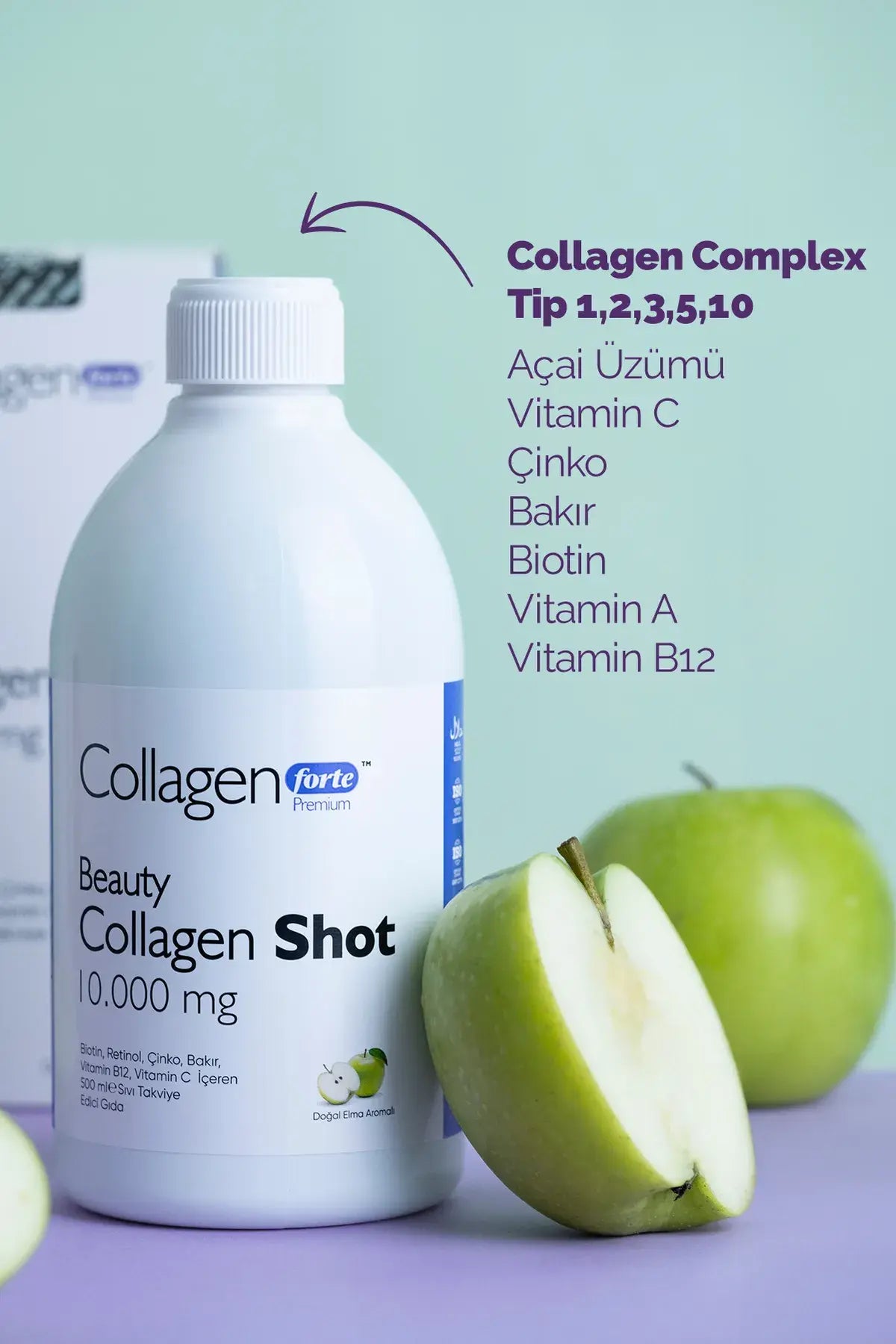 Collagen Shot 5 Tip Sıvı Kolajen 500 ml