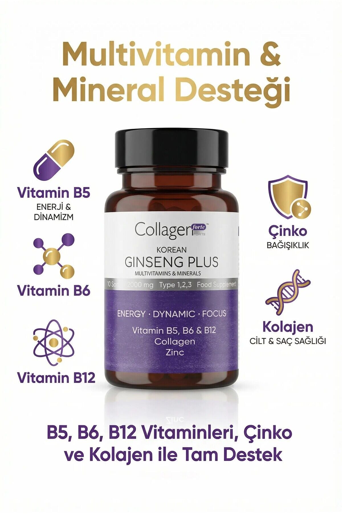 Kırmızı Kore Ginseng Plus detay 1