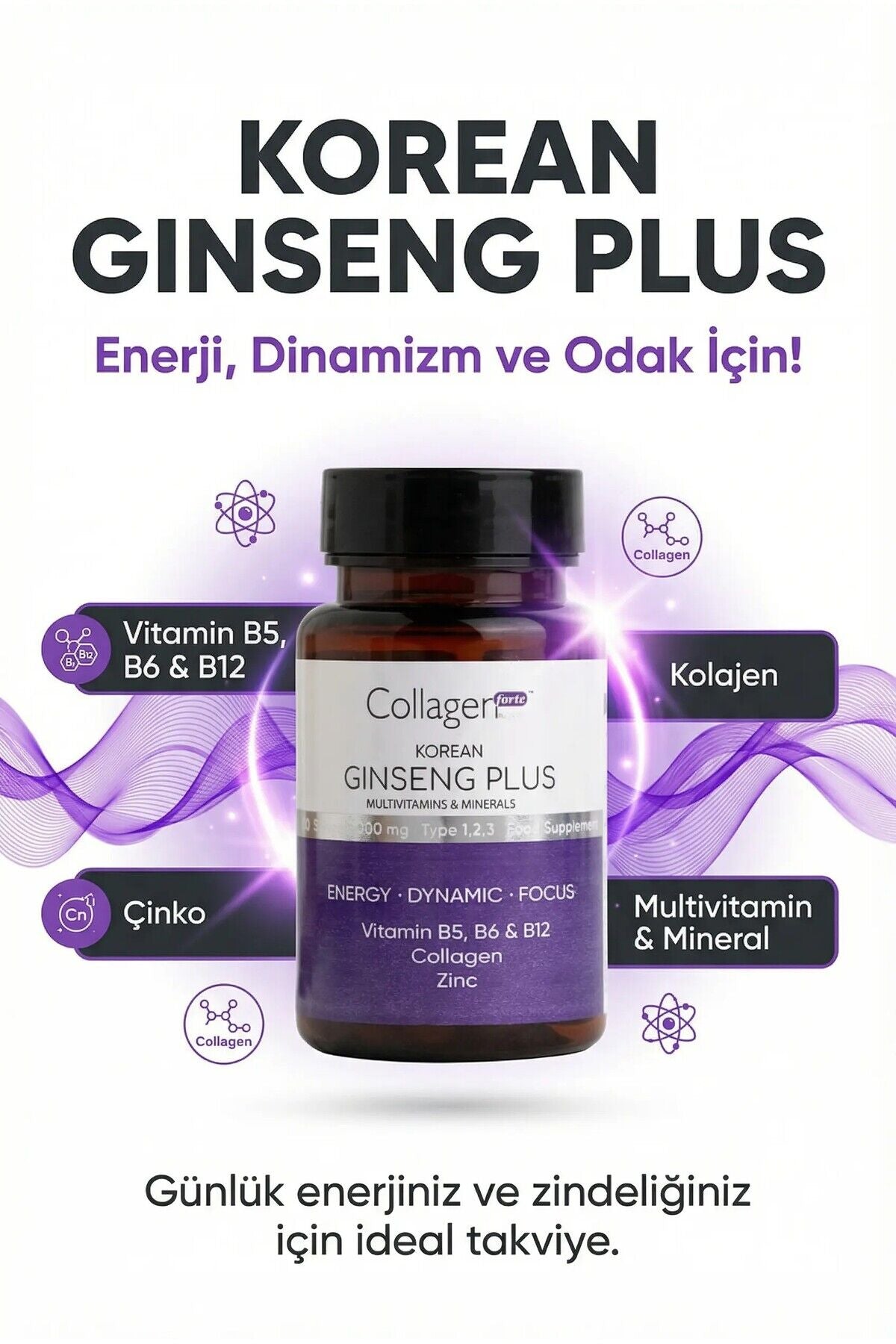 Kırmızı Kore Ginseng Plus kullanım