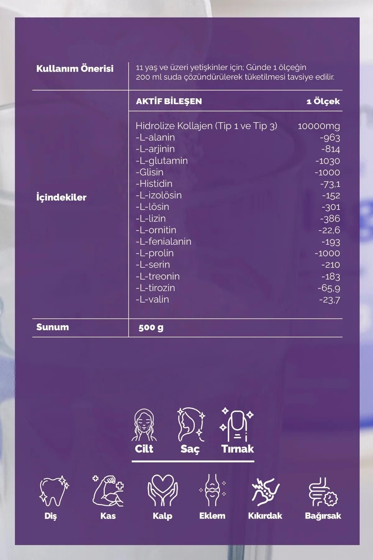 Premium Toz Kolajen kullanım