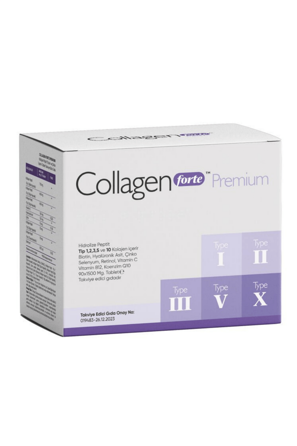 5 Tip Kolajen + Q10 Complex 1500 mg 90 Tablet